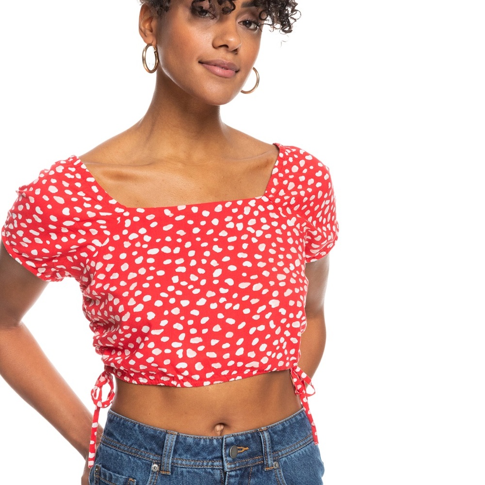 Roxy Dear Amor Red Top